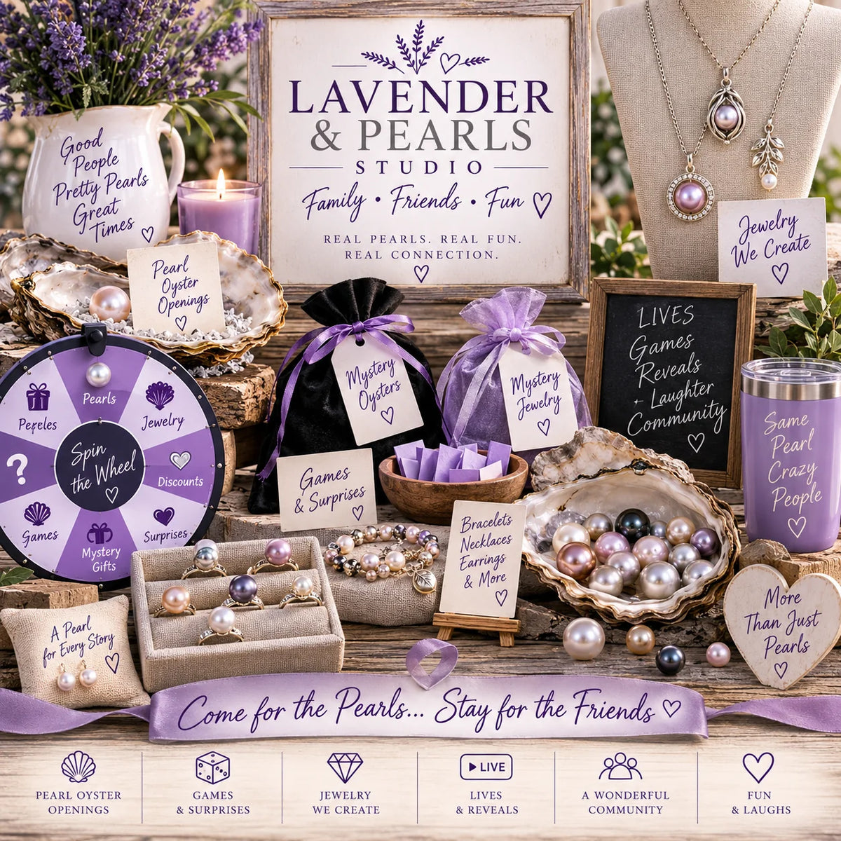 Lavender & Pearls Studio