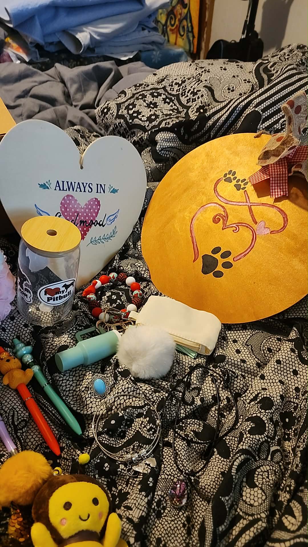 Pitbull bling rings & things
